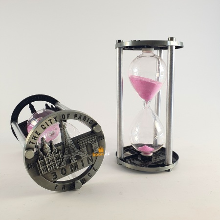 Песочные часы «Paris»  (30 min) роз