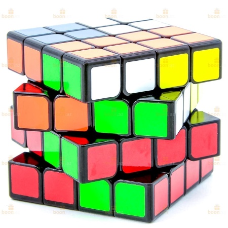 Кубик-Рубик  головоломка 4x4х4 QiYi MoFangGe MS Black (магнитный)