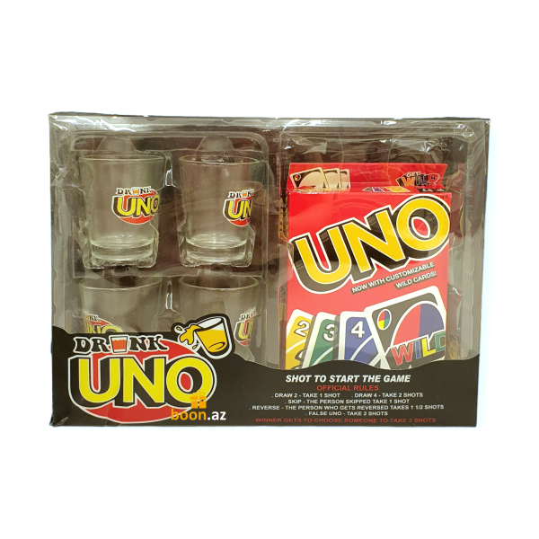 Алкогольная настольная игра "Drunk Uno"