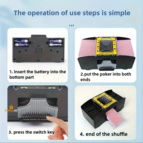 Шафл-машинка для перемешивания (тасовщик) карт