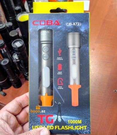 Coba Фонарь Zoom COB USB со светофильтрами CB-X723