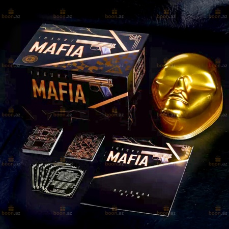 Детективная игра «Мафия Luxury» с масками. 36 карт