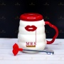 Кокетливая чашка Миссис Красавица (с ложечкой губками)
