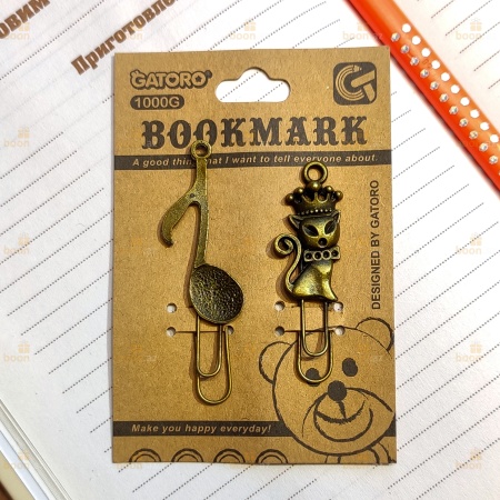 Декоративные закладки для книг и блокнотов (метал).  Decorative bookmarks for books and notebooks (metal)