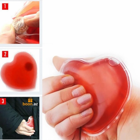 Многоразовая грелка для рук Сердце