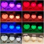 3D Ночник "Сердце" 7 цветов 14 см