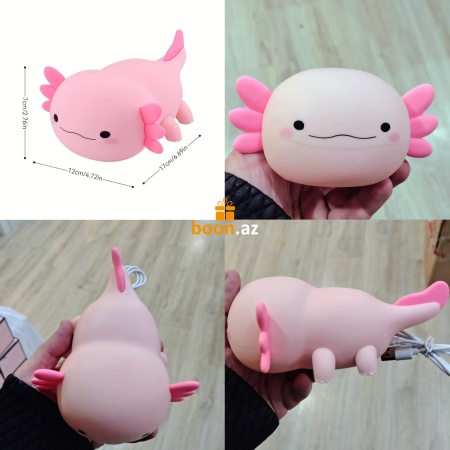 Силиконовый ночник Аксолотль Axolotl