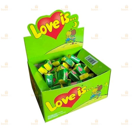 Жвачка " Love is " ассорти. Babble gum "Love is" assorted. з