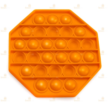 Антистресс резиновые пузырьки « POP IT » оранж грани