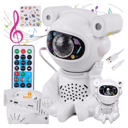 Проектор с колонкой Космонавт 