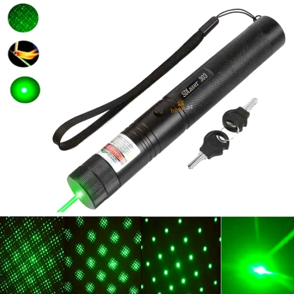 Мощный лазер «SDLaser 303 Green» (7км)