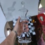 Набор для виски и вина "Chess game" на подставке (графин, 4 стакана)