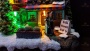 Новогодняя композиция "Рождественская улица" с LED подсветкой. 