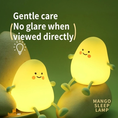 Силиконовый ночник Манго Sleep lamp Mango