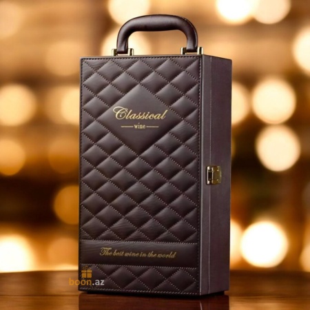 Подарочный кейс для вина “Classical” (на 2 бутылки)