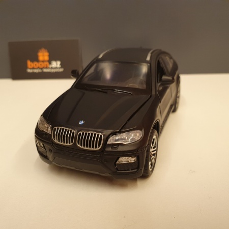 Модель машинки "BMW X6" black