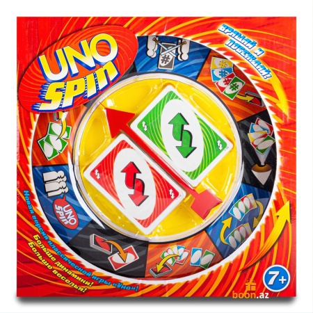 Настольная игра Uno Spin game / Уно спин рулетка