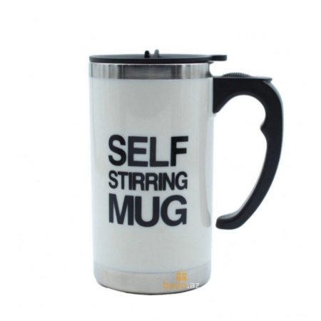 Кружка мешалка "Self Stirring Mug" 500мл (белый)