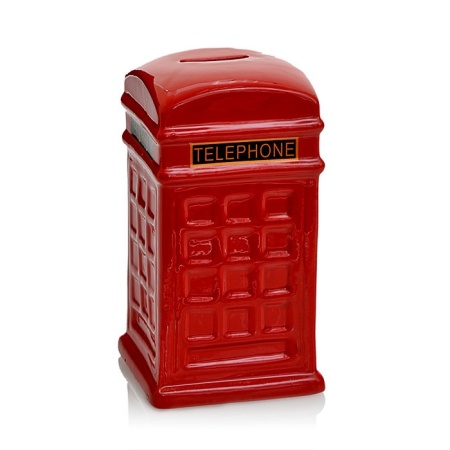 Копилка «Красная телефонная будка»