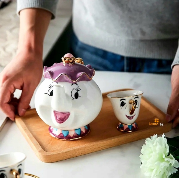 Чайный набор Красавица и чудовище оригинал 