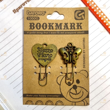 Декоративные закладки для книг и блокнотов (метал).  Decorative bookmarks for books and notebooks (metal)