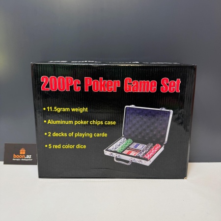 Игра Покерный набор с номиналом (200 фишек)