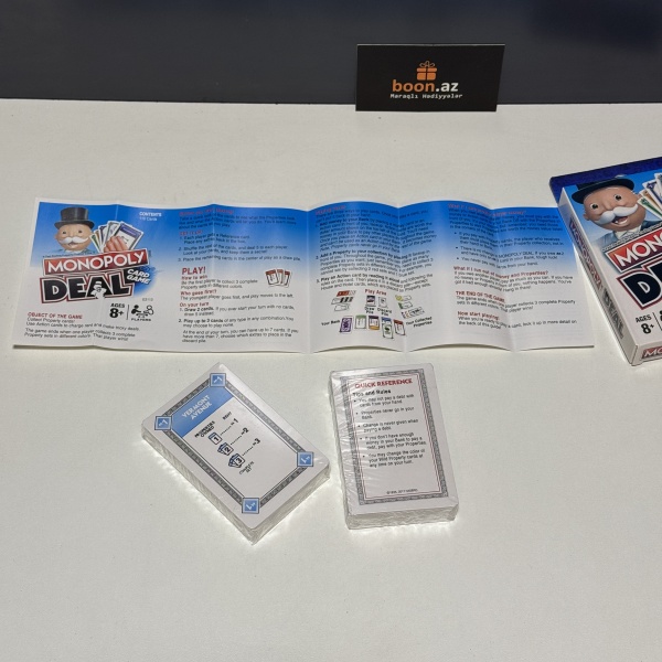 Монополия - настольная карточная игра / Monopoly Deal, версия на английском языке